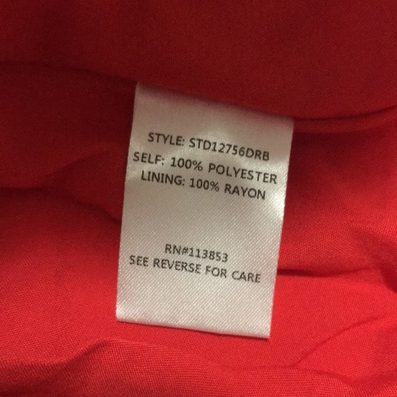 ✨Sugarlips✨ NWT Floral Printed Long Sleeve Dress Size Small Red Oversized Flowy - Picture 9 of 14